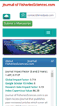 Mobile Screenshot of fisheriessciences.com