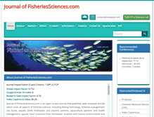 Tablet Screenshot of fisheriessciences.com